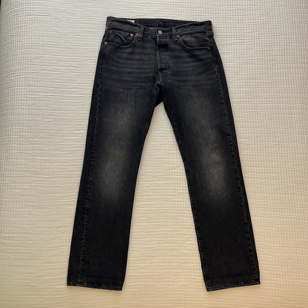 Levi’s Premium 501, Black. Men’s Jeans. Size 33 X 32